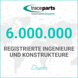 TraceParts 6 Mio Nutzer 